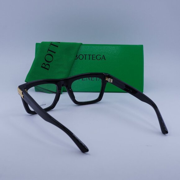 Bottega Veneta BV1059O 001 Eyeglasses Black 51mm Rectangle Frame - Picture 11 of 11